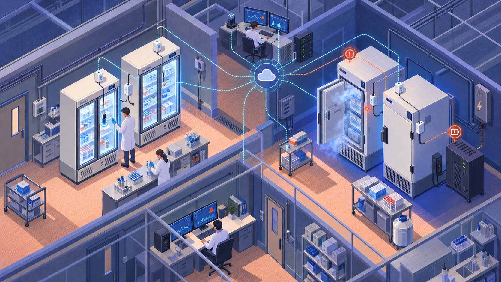 UbiBot vs Monnit vs ELPRO vs Dickson: Which Is Better for Laboratory Refrigerators and ULT Freezers?